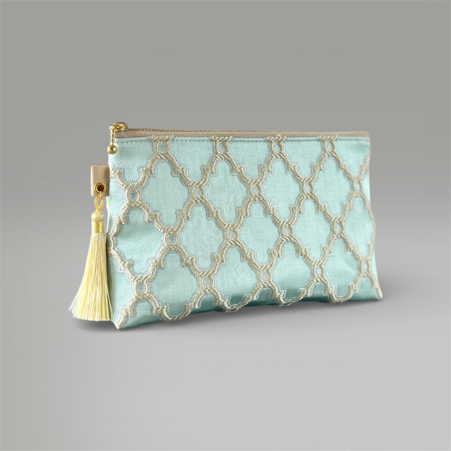 （受注制作）モロッカン生地のタッセル付きポーチ　シレーヌ♦ ギフトにおすすめ♦ | 8枚目