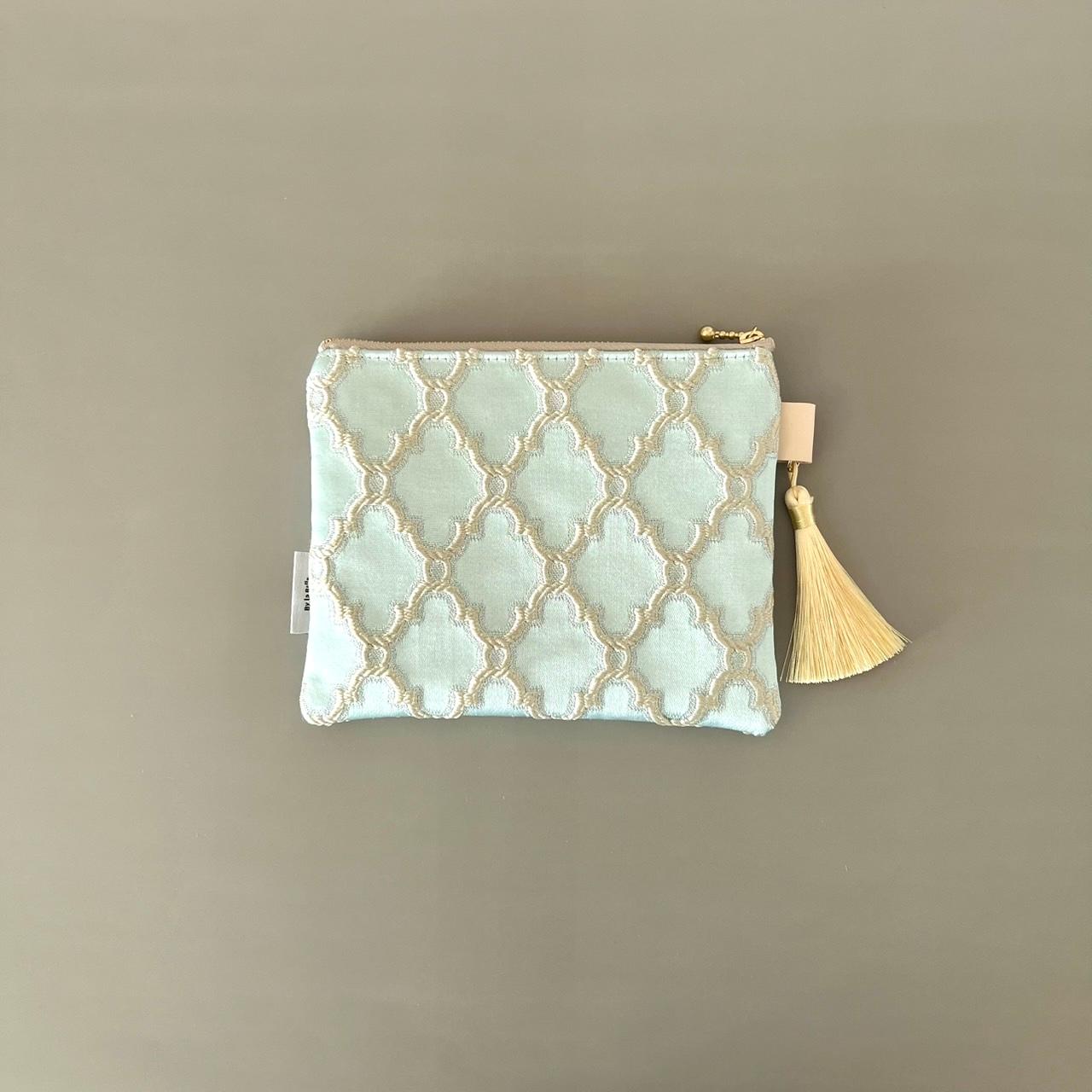 （受注制作）モロッカン生地のタッセル付きポーチ　シレーヌ　ミニ♦ ギフトにおすすめ♦ | 7枚目