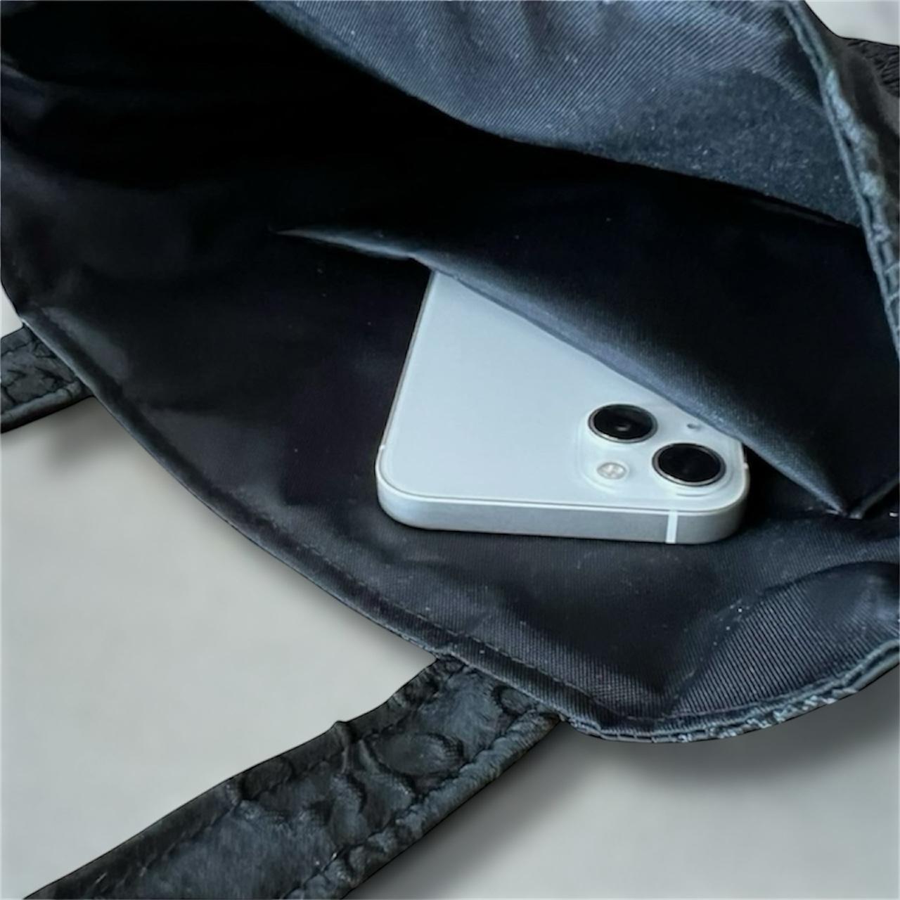 (受注制作)Grace Noire 黒のジャカードトート フォーマル・式典・慶弔(A4対応) | 4枚目